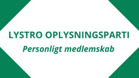 Politisk medlemskab pr. måned