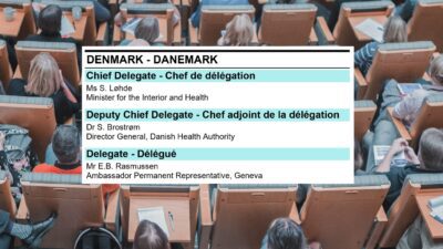 Inhabilitet: Søren Brostrøm repræsenterer både Danmark og WHO