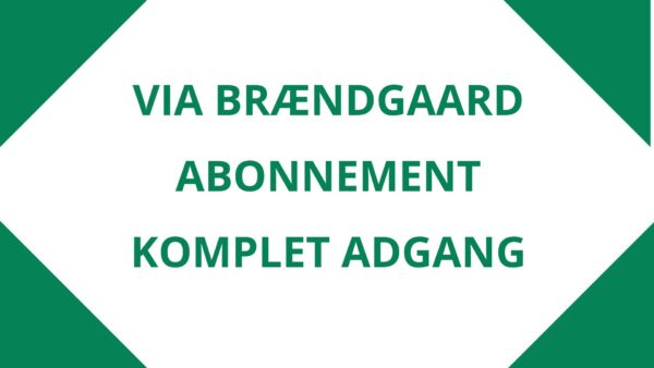 Via Brændgaard Komplet-abonnement