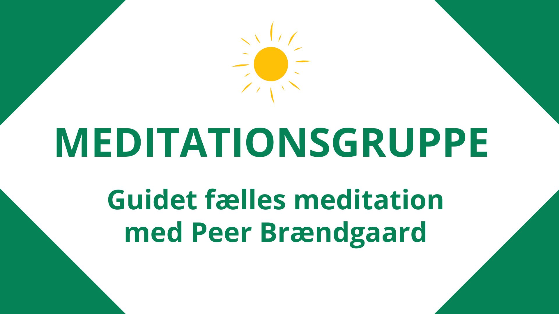 Guidet fælles meditation