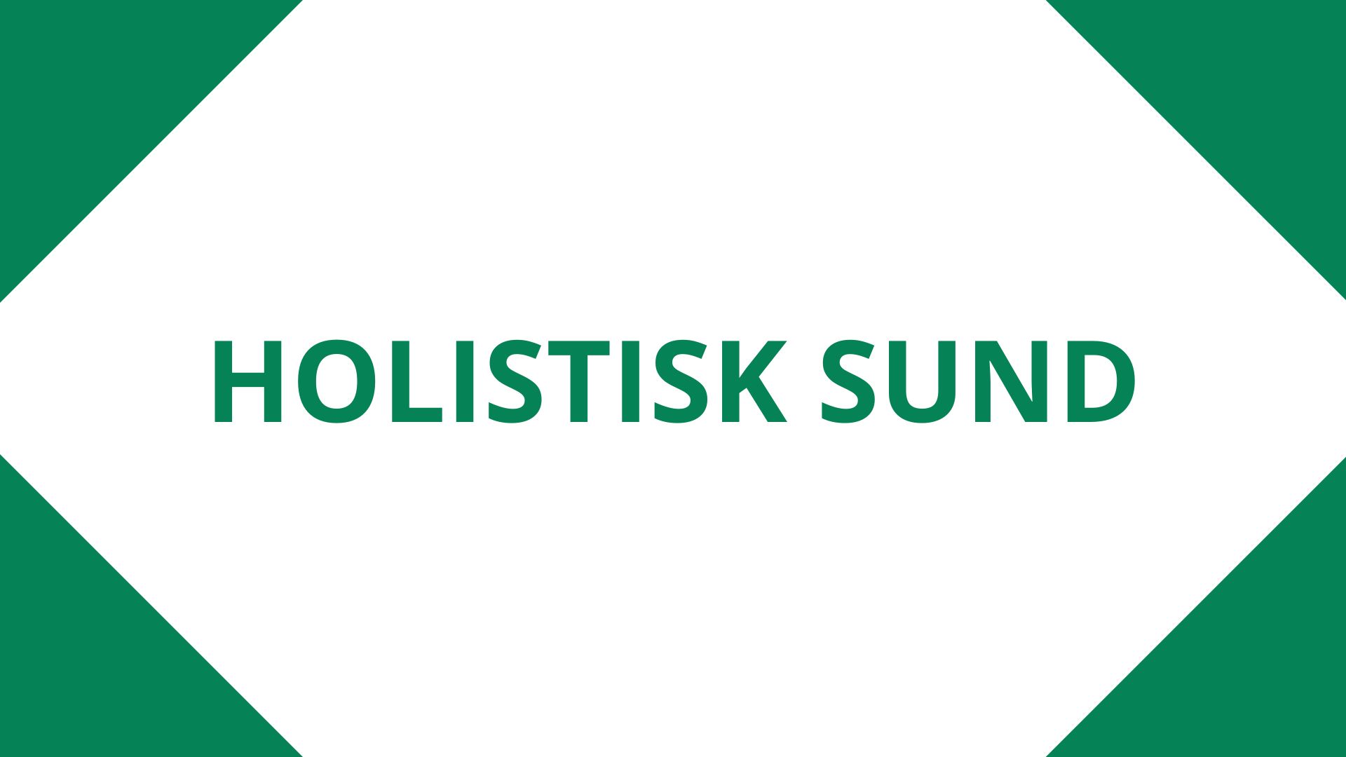 Holistisk Sund-abonnement pr. år