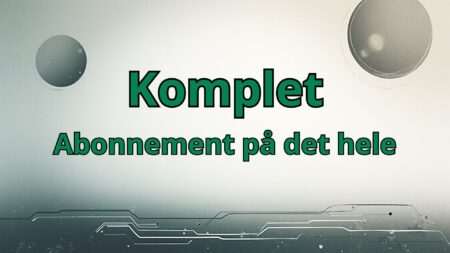 Komplet abonnement pr. måned