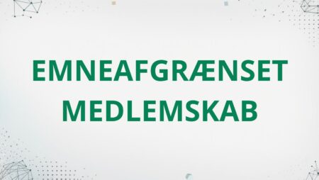 Emneafgrænset medlemskab